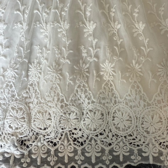 Loveshackfancy Pink Floral Lace Halter Dress Cutout Mini Summer Medium NEW! LSF💕 - Picture 8 of 9